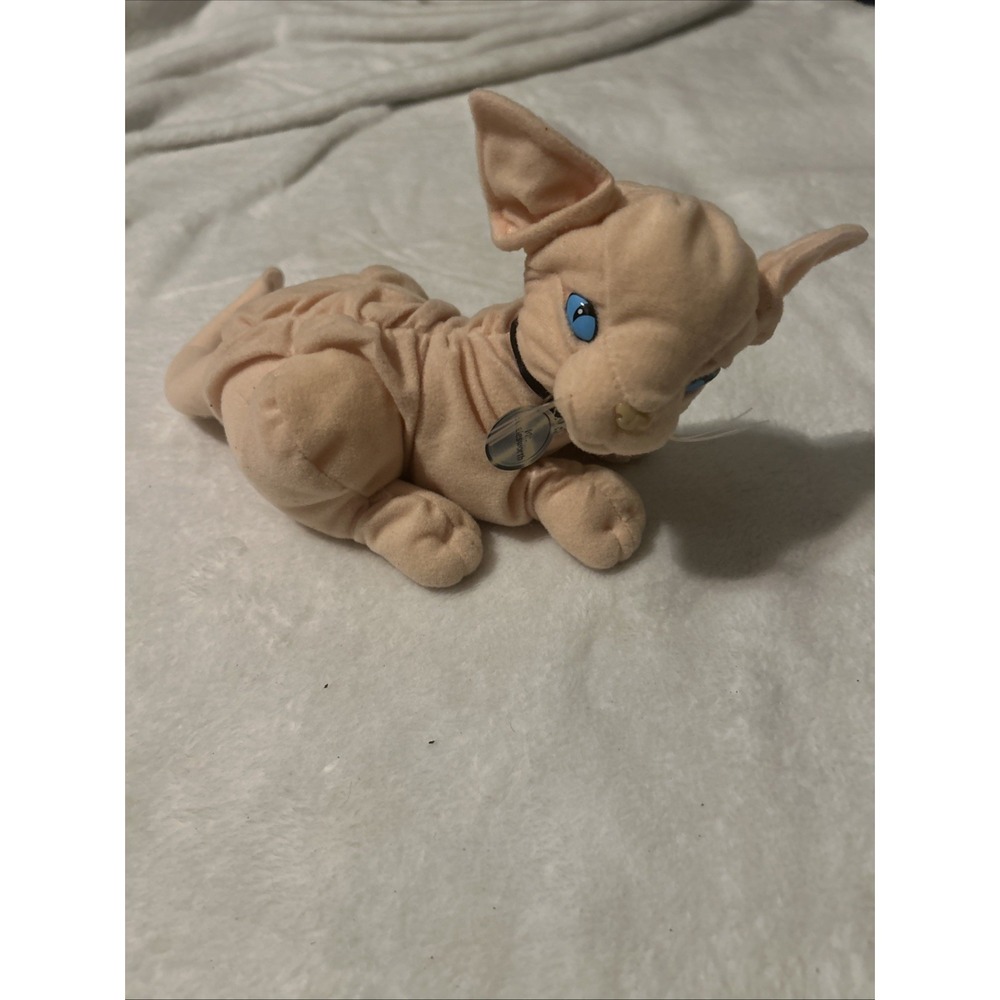 Austin Powers Dr. Evil Mr. Bigglesworth Talking Cat Plush 1998 Trendmasters